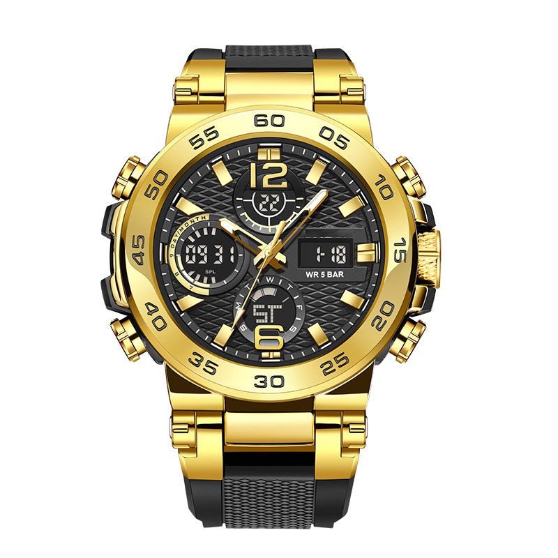 📢 Limited-Time Offer! ⌚ Men's Multifunctional Watch with Dual Display – Dual Time Zones & Everyday Style✨