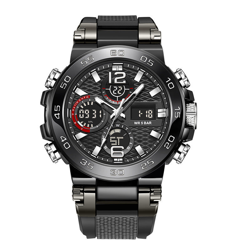 📢 Limited-Time Offer! ⌚ Men's Multifunctional Watch with Dual Display – Dual Time Zones & Everyday Style✨