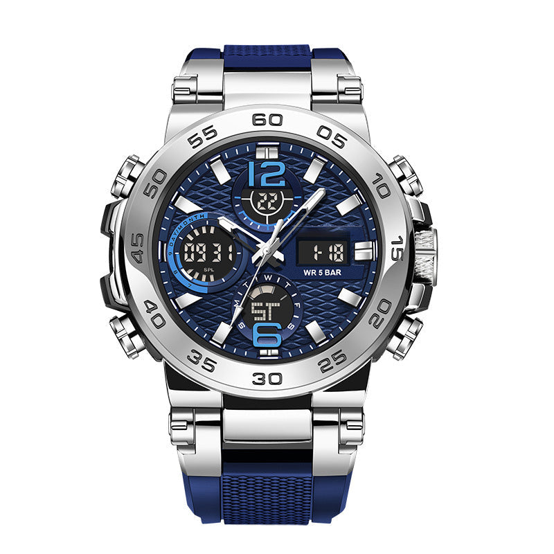📢 Limited-Time Offer! ⌚ Men's Multifunctional Watch with Dual Display – Dual Time Zones & Everyday Style✨