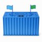 📢📢50% OFF !! ⏰Digital Coin Savings Jar Shipping Container Shaped Piggy Bank with Automatic Coin Counting for USD EUR GBP Coins Battery Operated Money Bank
