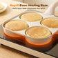 4-Cup Divided Non-Stick Frying Pan For Breakfast