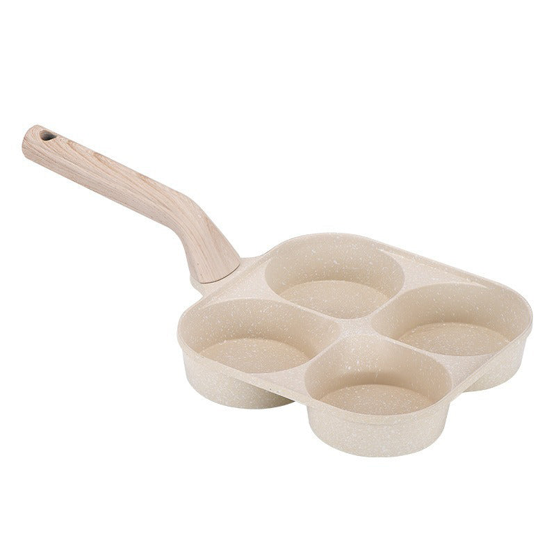 4-Cup Divided Non-Stick Frying Pan For Breakfast