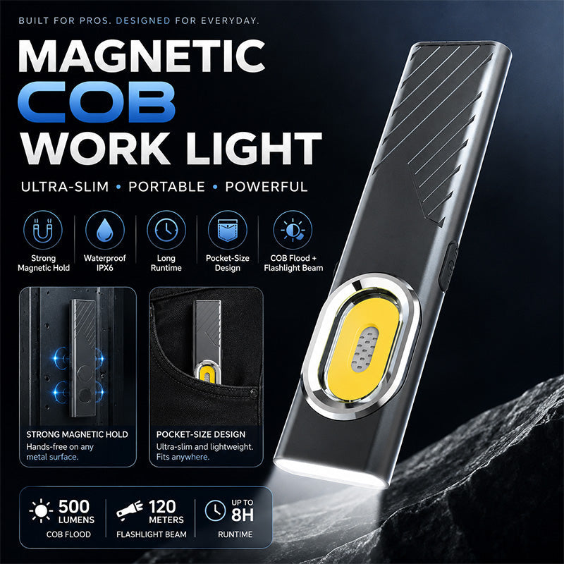 Portable Magnetic COB LED Work Light