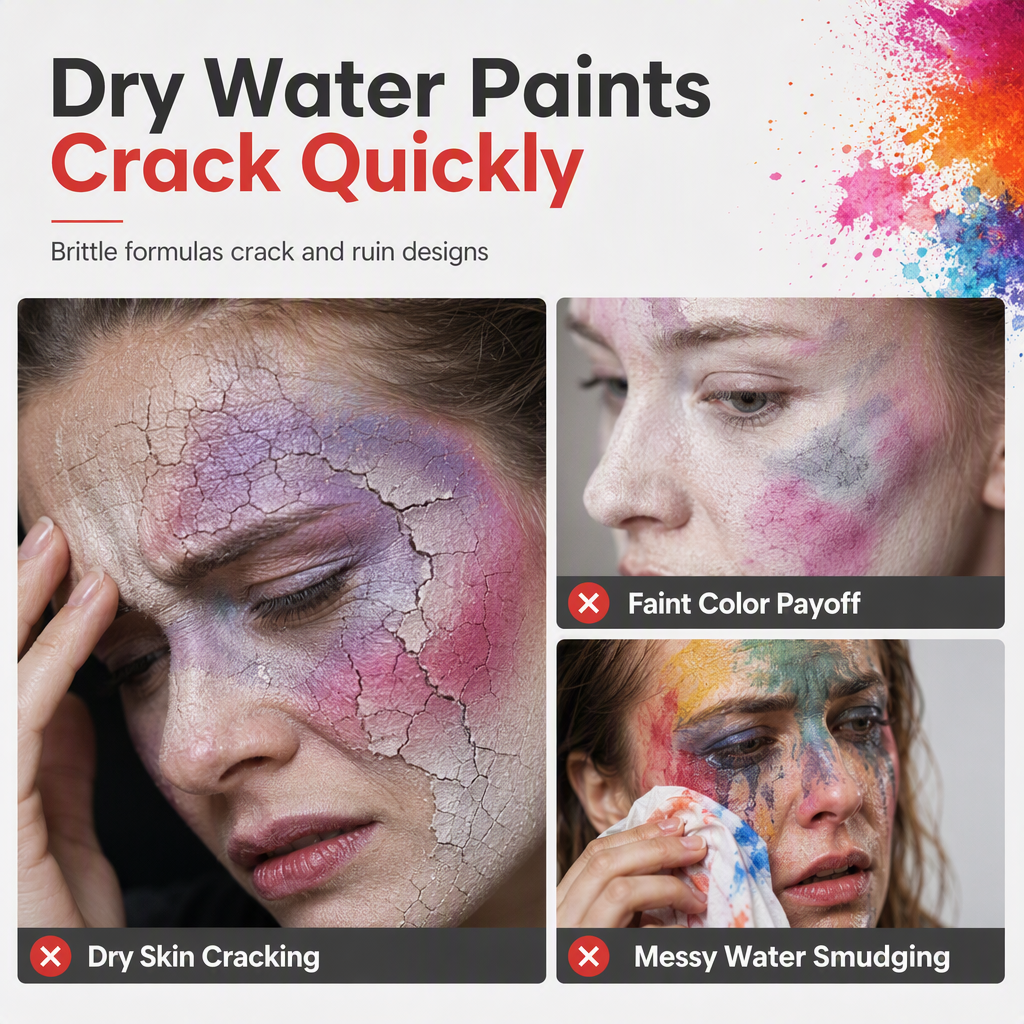 ⏳🔥LIMITED-TIME 50% OFF! ⏰15 Colors Oil Based Face and Body Paint Palette