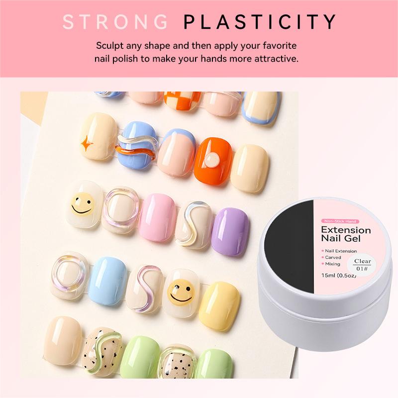 💅✨Time-Limited Special Price: ￡10.99!! ⏳Solid Nail Extension Builder Gel — Non-Flowing, Easy to Use 🥳