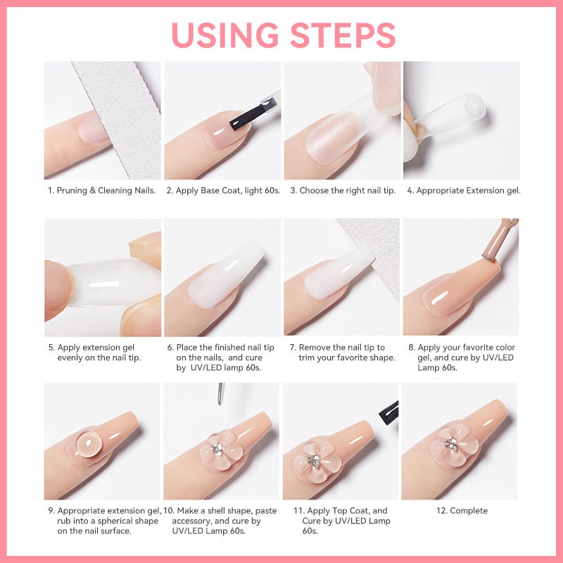 💅✨Time-Limited Special Price: ￡10.99!! ⏳Solid Nail Extension Builder Gel — Non-Flowing, Easy to Use 🥳