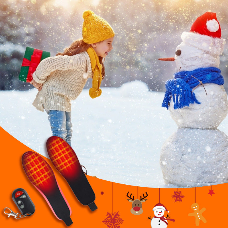 [warm gift] Rechargeable Electric Heating Insole with Remote Control