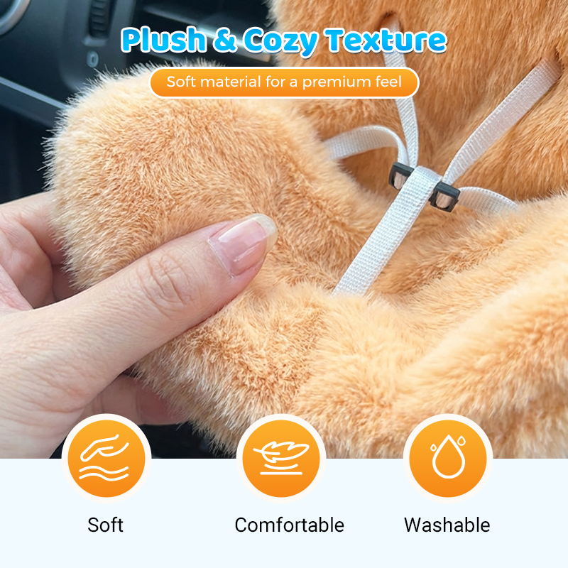 Plush Doll Safety Seat Car Air Vent Clip