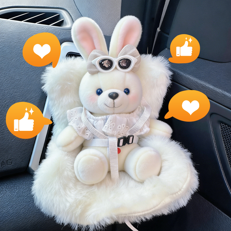 Plush Doll Safety Seat Car Air Vent Clip