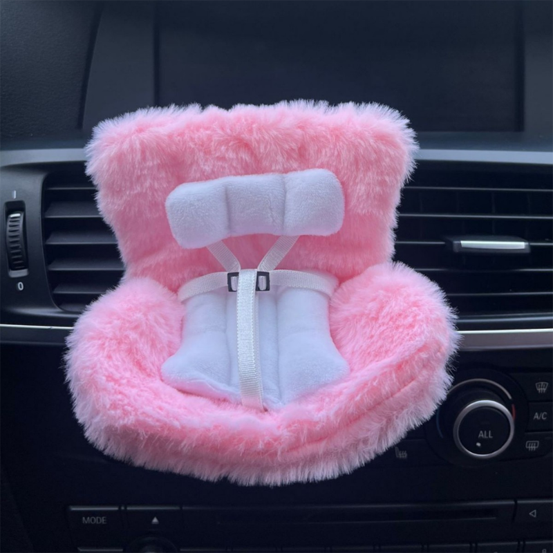 Plush Doll Safety Seat Car Air Vent Clip