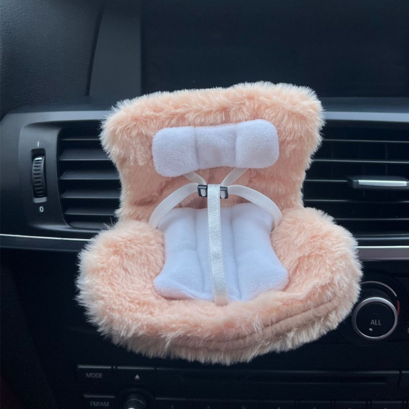 Plush Doll Safety Seat Car Air Vent Clip