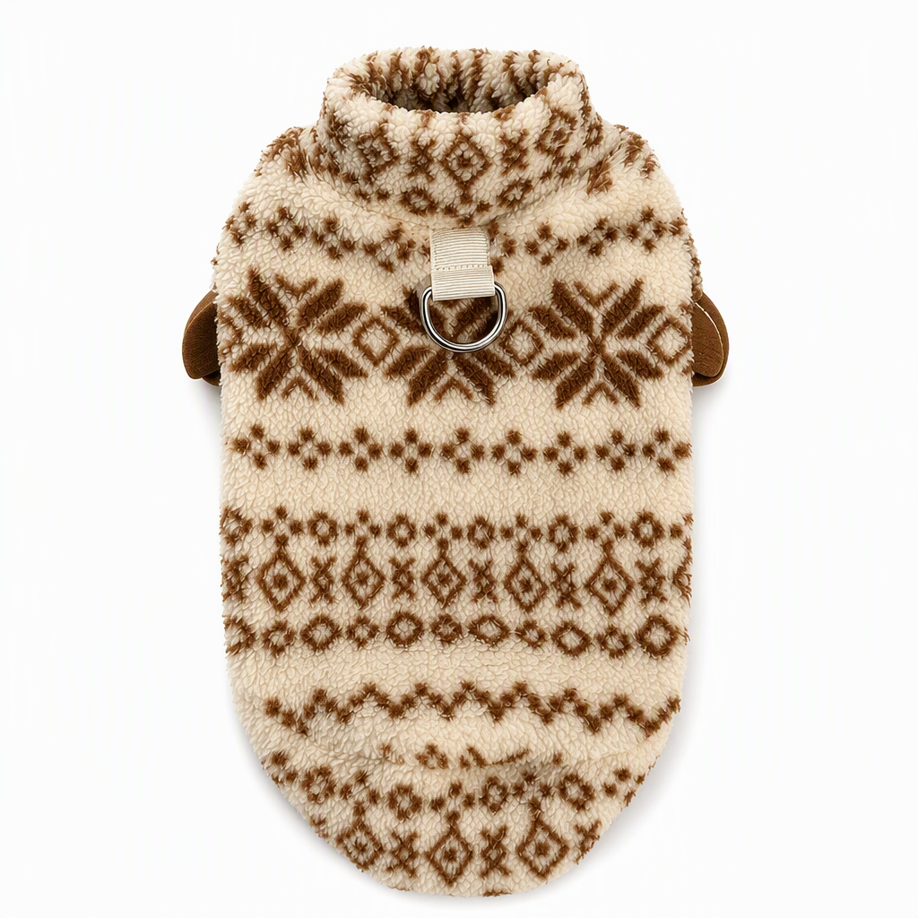 📢📢50% OFF !! ⏰Warm Thickened Pet Sweater Vest High Neck Clothes for Small Dogs and Cats in Autumn and Winter