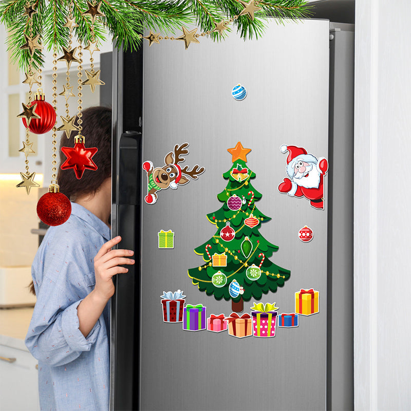 Christmas 3D Cartoon Magnetic Sticker