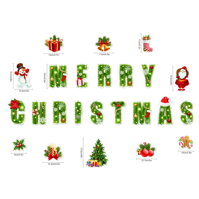 Christmas 3D Cartoon Magnetic Sticker