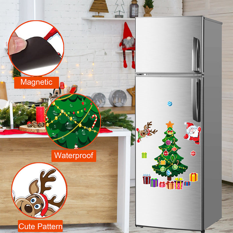 Christmas 3D Cartoon Magnetic Sticker