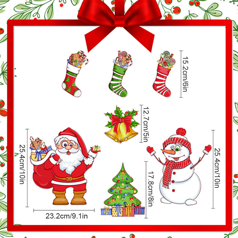 Christmas 3D Cartoon Magnetic Sticker