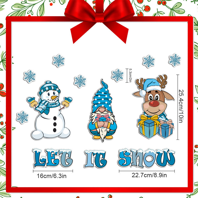 Christmas 3D Cartoon Magnetic Sticker