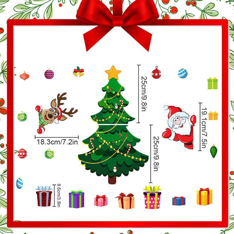 Christmas 3D Cartoon Magnetic Sticker
