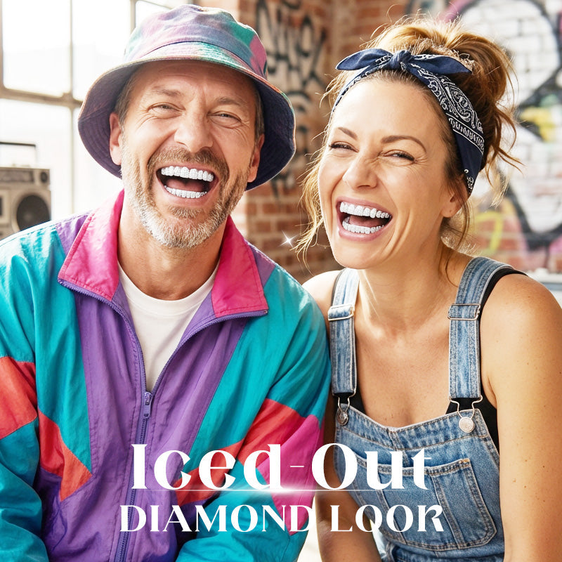 Iced-Out Zircon Hip Hop Grillz Set