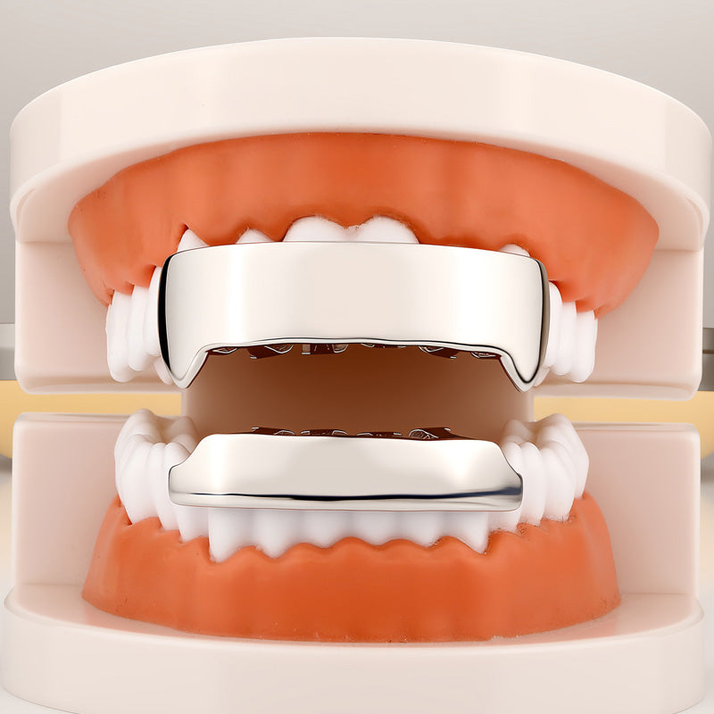 Iced-Out Zircon Hip Hop Grillz Set