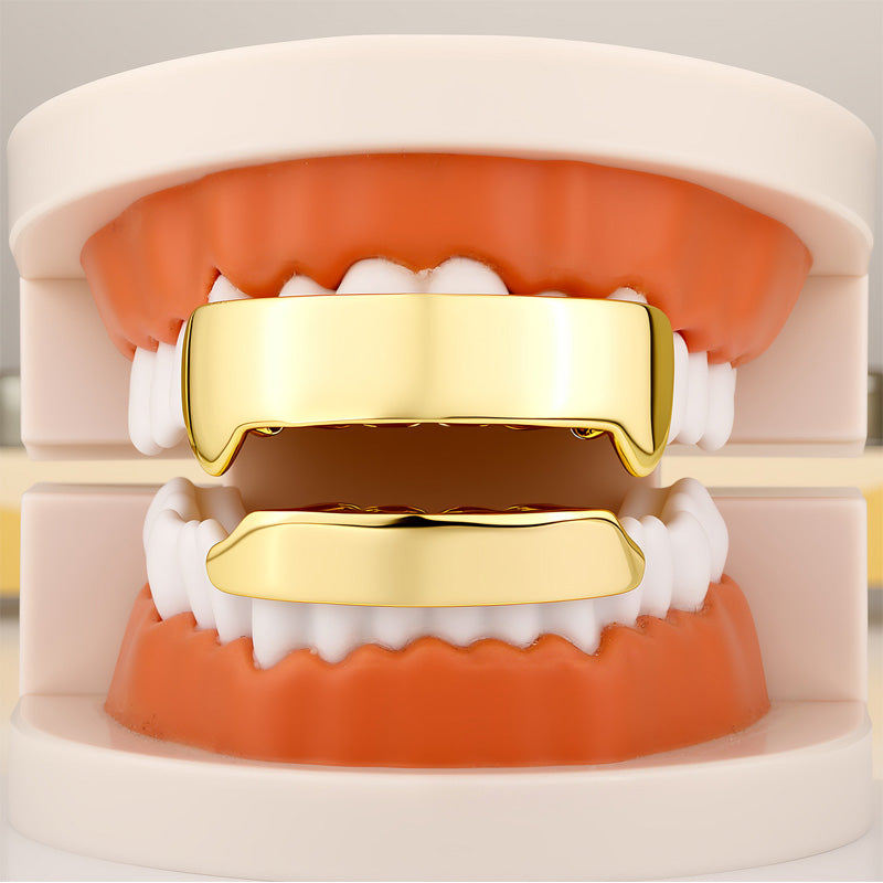 Iced-Out Zircon Hip Hop Grillz Set