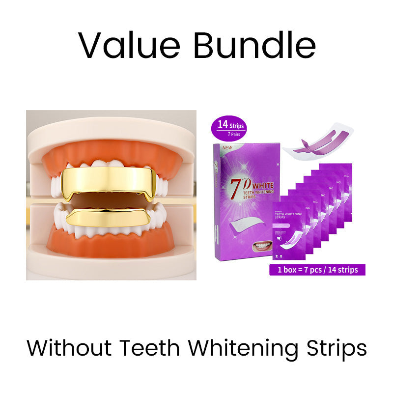Iced-Out Zircon Hip Hop Grillz Set