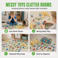 Kids Electric Rotating Disc Toy with Bouncing Frogs