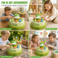 Kids Electric Rotating Disc Toy with Bouncing Frogs