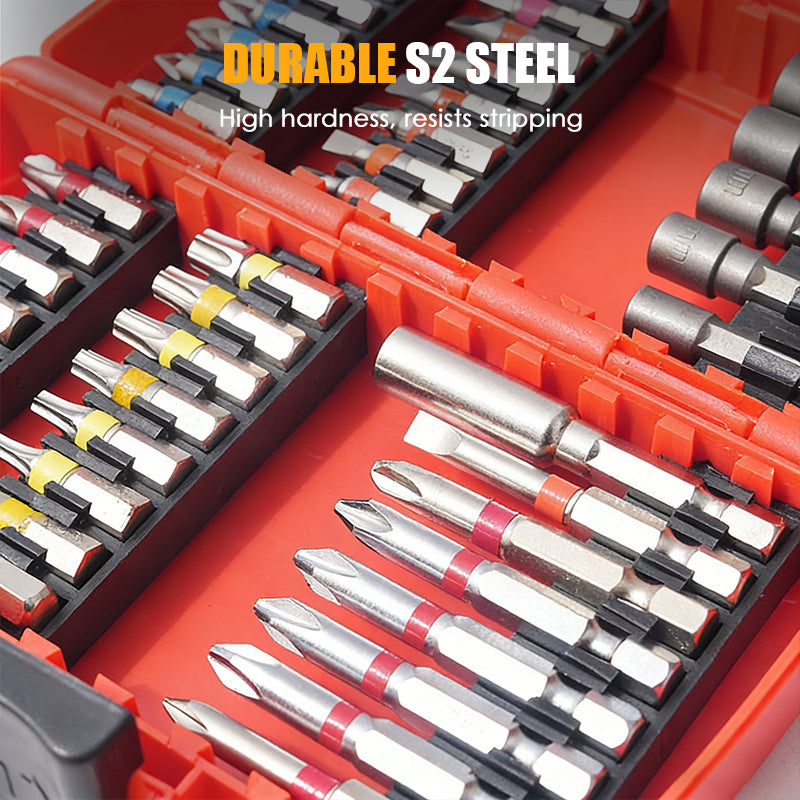⏳🔥LIMITED-TIME 50% OFF! ⏰Fix Any Screw Instantly! 83-Piece S2 Steel Screwdriver Bit Set