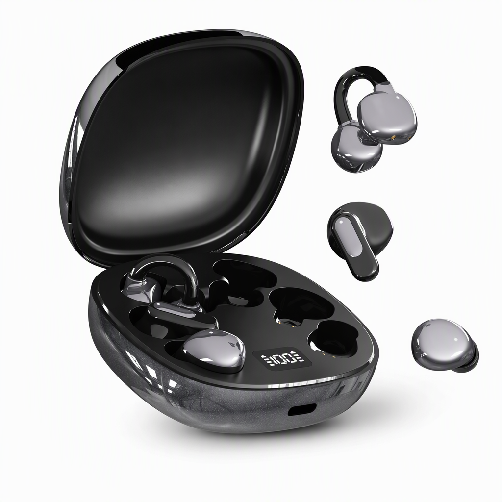 🎧✨ 3-in-1 Bluetooth Headset – 50% OFF! Sports clips + mini sleep buds, ergonomic fit, compact case – one set for workouts & deep sleep. 😴