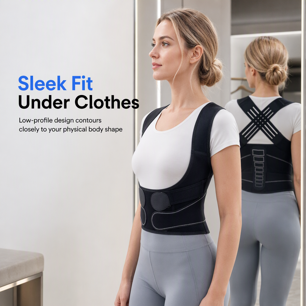 📢50% OFF! 🧍 Adjustable Back Posture Corrector for Adults