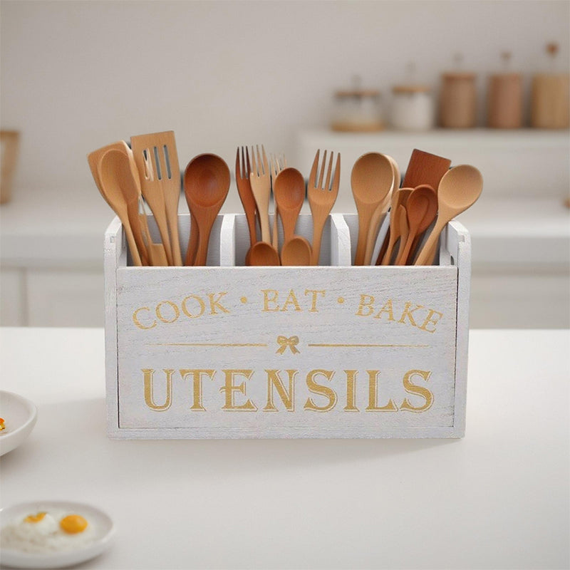 🔥50% OFF!!📢🍳 “Cook Eat Bake” Wooden Organizer Box – Keep Kitchen Essentials Tidy & Within Reach, A Charming Storage Solution for Busy Cooks ✨