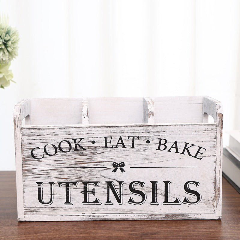 🔥50% OFF!!📢🍳 “Cook Eat Bake” Wooden Organizer Box – Keep Kitchen Essentials Tidy & Within Reach, A Charming Storage Solution for Busy Cooks ✨