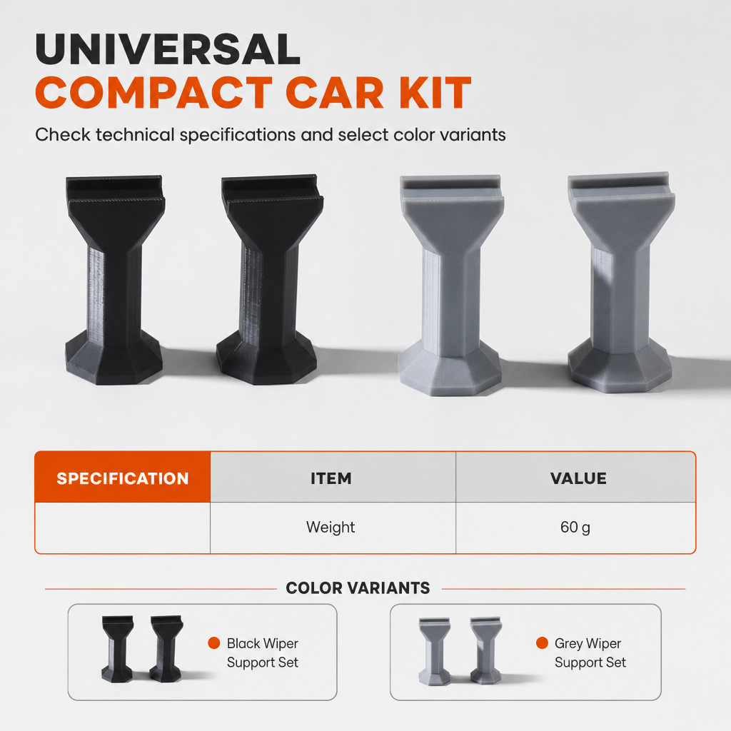 2-Pack Car Stand Plastic Anti-Freeze Wiper Protector for Winter