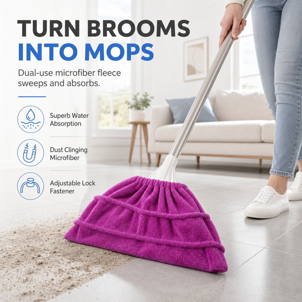 Coral Fleece Broom & Mop Cloth