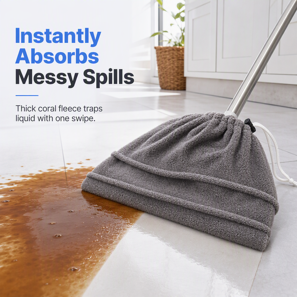 Coral Fleece Broom & Mop Cloth