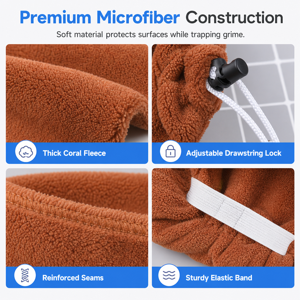 Coral Fleece Broom & Mop Cloth