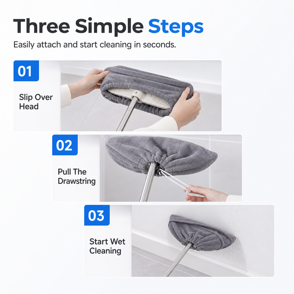 Coral Fleece Broom & Mop Cloth