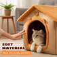 🐱All-Season Washable Pet House Bed