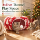 Removable and Washable Donut Cat Tunnel Bed Round Pet Nest Cushion Mat for Indoor Cats