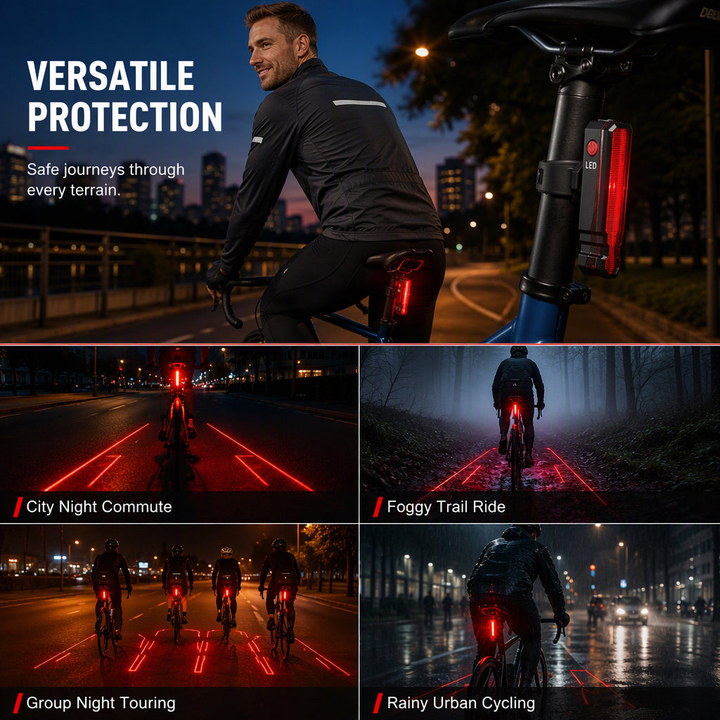 📢📢 50% OFF💡Rechargeable Safety Bike Taillight