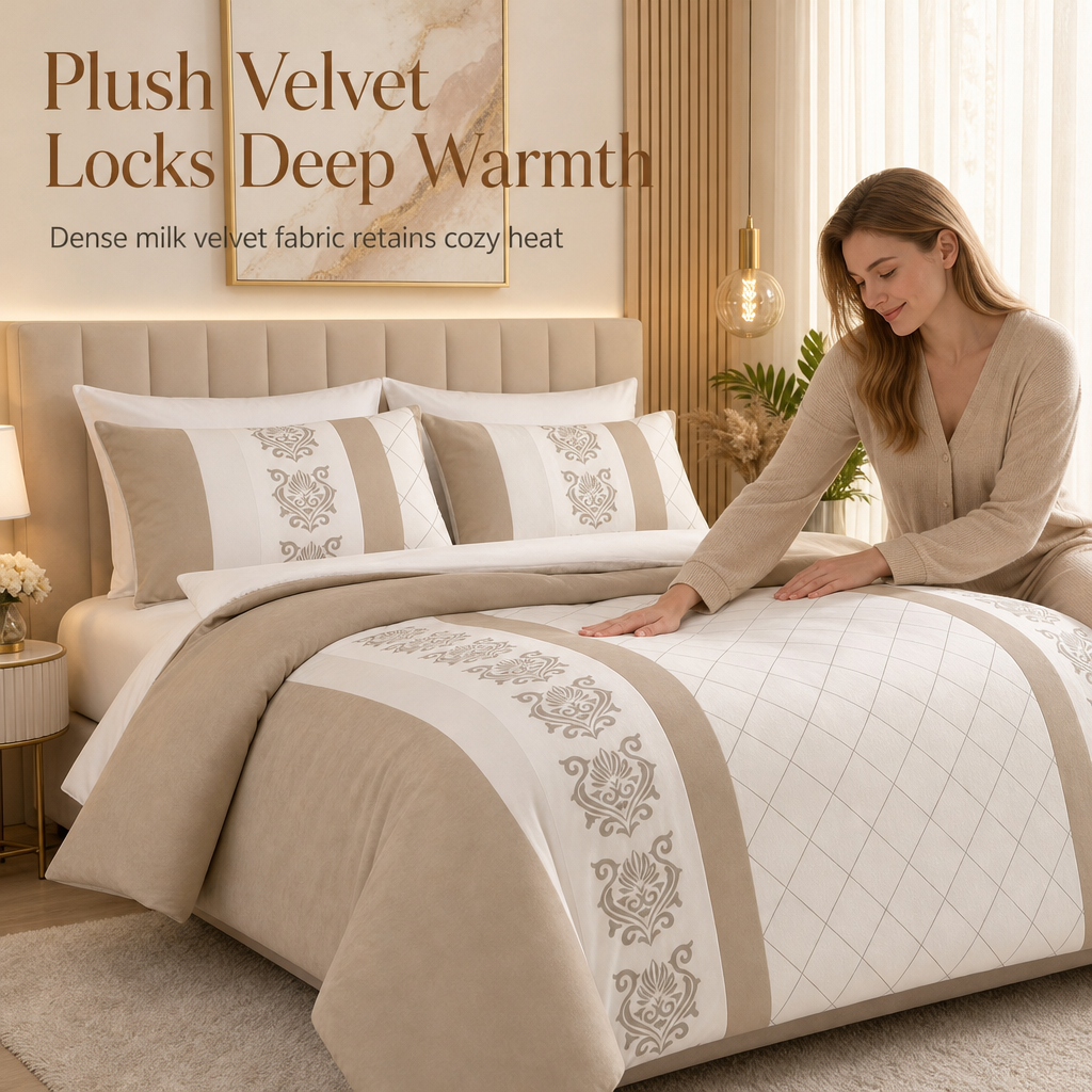 🌸 50% OFF NOW! 🌸Winter Warm 3 Piece Comforter Bedding Set