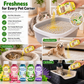 📢📢50%  OFF !! ⏰Cat Litter Deodorizing Granules – Easy Sprinkle-On Odor Control in Five Fresh Scents 🌿🏠