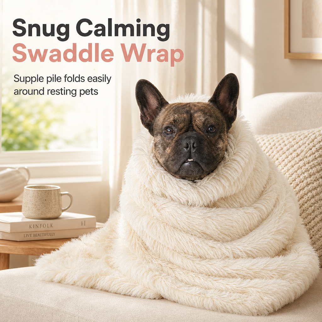🐾 50% OFF! 🛏️ Soft Plush Pet Blanket – Double layer & cozy for dogs & cats ✨