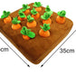 🥕Carrot Plush Toy for Dogs – Interactive Pull-Out Toy | Carrot Patch Mat