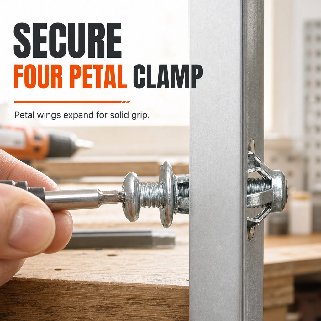 Lantern-Shaped Hollow Wall Anchors and Expansion Screws