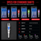 Automatic LED Lighted Arrow Nock for 6.2mm Inner Diameter Arrow Shafts