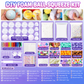 DIY Clay Squeeze Ball Craft Kit Slow Stress Relief Handmade Toy Set for Kids