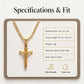 ✨💎Portrait Cross Pendant Necklace for Men and Women✝️
