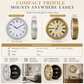 Vintage Wall Clock with Hidden Safe & Secret Valuables Compartment